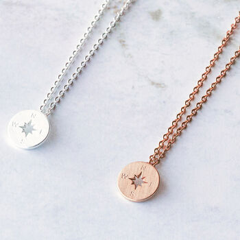 Find Your Way Compass Keepsake Necklace, 5 of 8