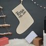 Personalised Christmas Laurel Stocking, thumbnail 1 of 5