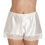 English Made Ivory Bridal Satin Lace Camisole Set With French Knickers Ladies Size 8 To 28 UK, thumbnail 4 of 9