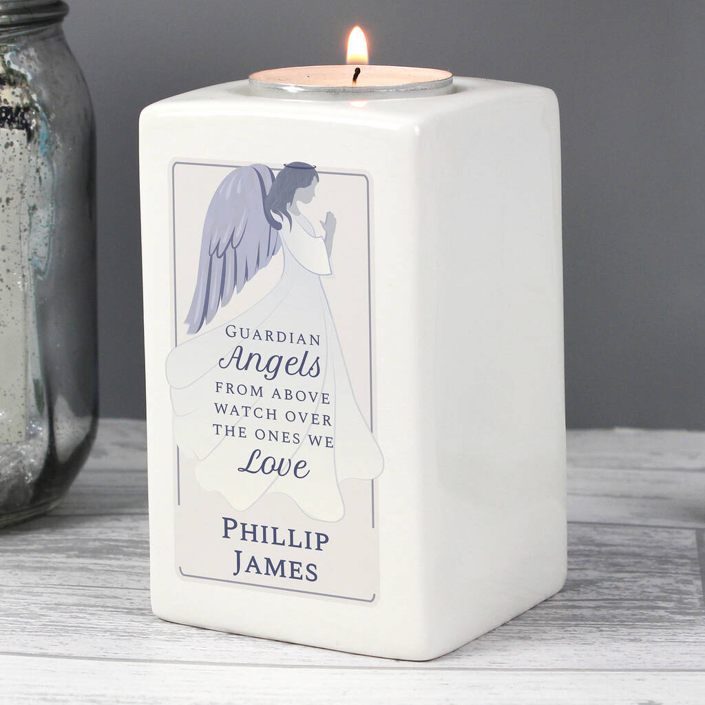 Personalised Tea Light Memorial Candle By Sassy Bloom As seen on TV