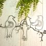 Dad Wire Wall Art Sign, thumbnail 4 of 7