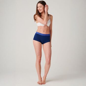 Women's Three Pack 'Citron Blue' Hipster Briefs, 3 of 12