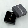 Sterling Silver Crystal Initial Letter Necklace, thumbnail 9 of 12