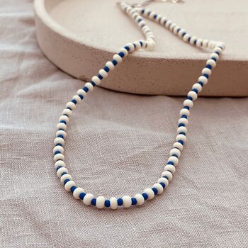 Evia Seed Bead Necklace, 5 of 7