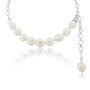 Large White Pearl Necklace With Pearl Drop, thumbnail 2 of 3