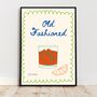 A4 Modern Cocktail Print, Old Fashioned, thumbnail 4 of 5