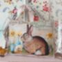 Easter Bunny Fabric Postcard Lavender Bag, thumbnail 2 of 6