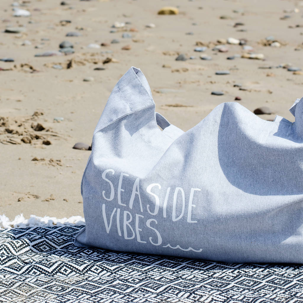 Seaside Vibes Holiday Beach Bag
