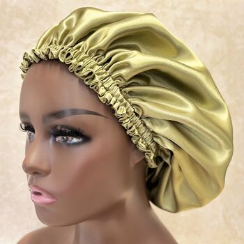 Silk Hair Bonnet Pastel Colours, 4 of 9