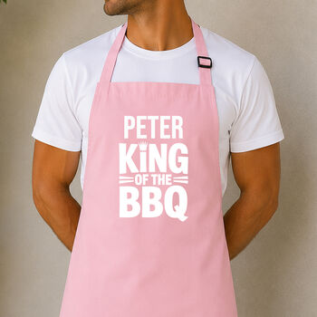 Personalised King Of The BBQ Apron, 5 of 7