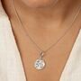 Sterling Silver Aries Zodiac Necklace, thumbnail 1 of 8