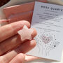 Blush Rose Quartz Crystal Star, thumbnail 1 of 5