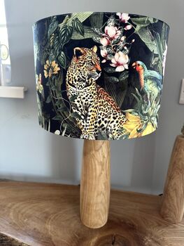 Hand Turned Ash Wooden Table Or Bedside Lamp Base, 3 of 3
