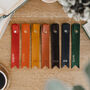 Leather Bookmark With Gift Box One Colour, thumbnail 2 of 6