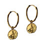 Aethra Gold Earrings, thumbnail 5 of 8
