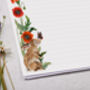 A4 Landscape Letter Writing Paper With Rabbit Design, thumbnail 3 of 5