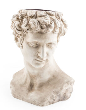 Stone Effect David Floral Bust, 2 of 2