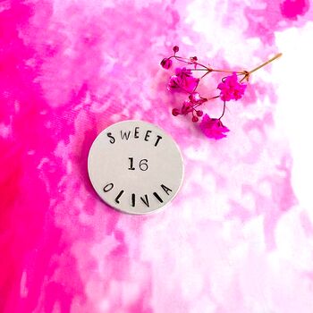 Sweet 16 Birthday Pocket Token Keepsake, 2 of 7