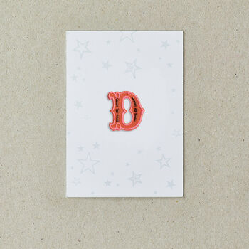 Letter D Alphabet Iron On Patch, 4 of 4