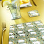 The Green Country Pig Set Of Four Placemats, thumbnail 3 of 3