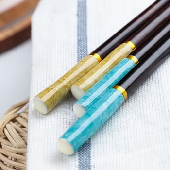 Fusion Marble Effect Wooden Chopsticks, 3 of 6