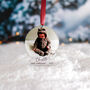 Personalised Baby's First Christmas Bauble Decoration, thumbnail 7 of 8