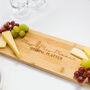 Personalised Couple's Sharing Platter Bamboo Board, thumbnail 1 of 5