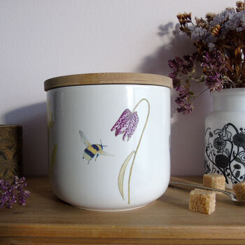 Bee And Spring Flower Small Storage Jar, 11 of 12