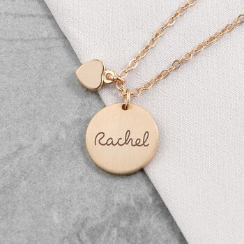 Personalised Rose Gold Plated Necklace, 3 of 12