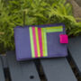 Personalised Purple Small Leather Purse Wallet Rfid Protected, thumbnail 5 of 9
