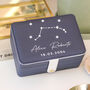 Personalised Star Sign Jewellery Box Gift For Her Travel Accessories, thumbnail 6 of 12