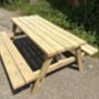 Heavy Duty Garden/Pub Picnic Table With Traditional Top, thumbnail 1 of 7