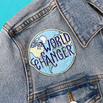 World Changer Sew On Patch, 2 of 3