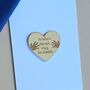 Personalised 'Pocket Hug For Daddy' Token And Card, thumbnail 2 of 2