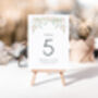 Wedding Table Numbers Whimsical, thumbnail 6 of 7