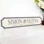 Personalised 'My Valentine' Street Sign, thumbnail 5 of 6
