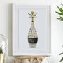 Personalised 50th Birthday Champagne Word Art, thumbnail 1 of 10