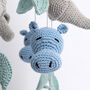 Hippo And Elephant Baby Mobile Easy Crochet Kit, thumbnail 5 of 7