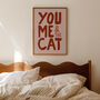 You, Me And The Cat Print, thumbnail 4 of 12