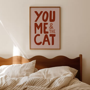 You, Me And The Cat Print, 4 of 12