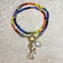 Rainbow Semi Precious Charm Necklace, thumbnail 1 of 8