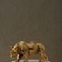 Antique Bronze Rhino Sculpture, thumbnail 5 of 6