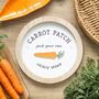 Carrot Patch Round 3D Wall Plaque, thumbnail 1 of 3