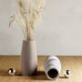 Large Muted White 'Tidal' Vase For Dried Flowers, thumbnail 1 of 11