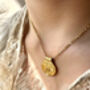 Chunky Hammered Effect Zodiac Star Sign Necklace, thumbnail 8 of 8