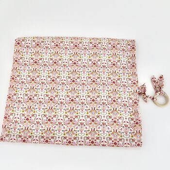 Baby Blanket, Wipes Teether Set Liberty Of London Print, 3 of 9