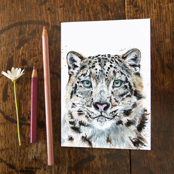 Inky Snow Leopard Notebook, 4 of 9