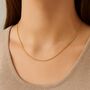 9ct Yellow Gold Heavy Diamond Cut Curb Chain – 16in To 22in, thumbnail 2 of 10