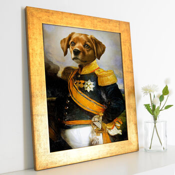 Personalised Regal King Or Admiral Renaissance Pet Portrait, 11 of 12