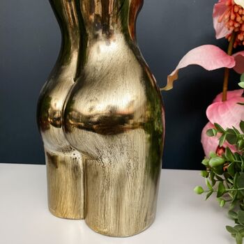 Female Body Bud Vase Gold, 5 of 8